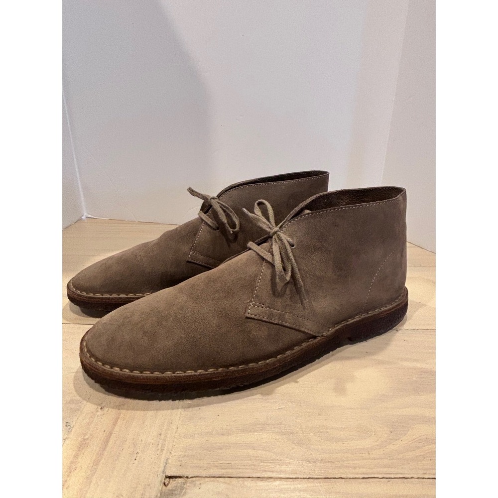 J.Crew MacAlister Suede Desert Boots Mens 12 Brown Made in Italy Crepe Sole